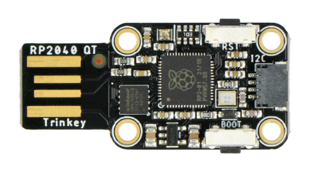 Trinkey QT2040 - płytka z mikrokontrolerem RP2040.