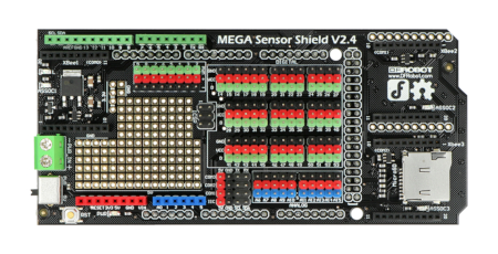 Gravity - IO Sensor Shield - widok z góry.