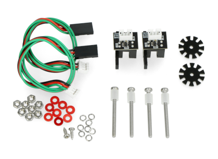 Zawartość zestawu TT Motor Encoders Kit.