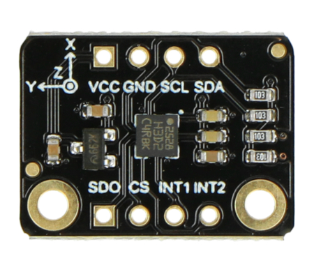 Fermion - 3-osiowy akcelerometr - I2C H3LIS200DL - DFRobot SEN0408.