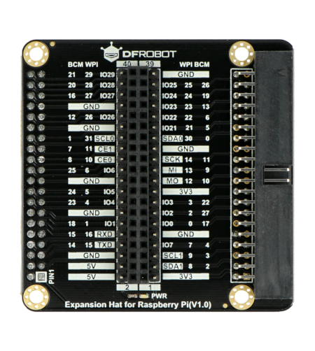 Ekspander wyprowadzeń IO - nakładka rozszerzająca do Raspberry Pi 3 / 4 / 400.