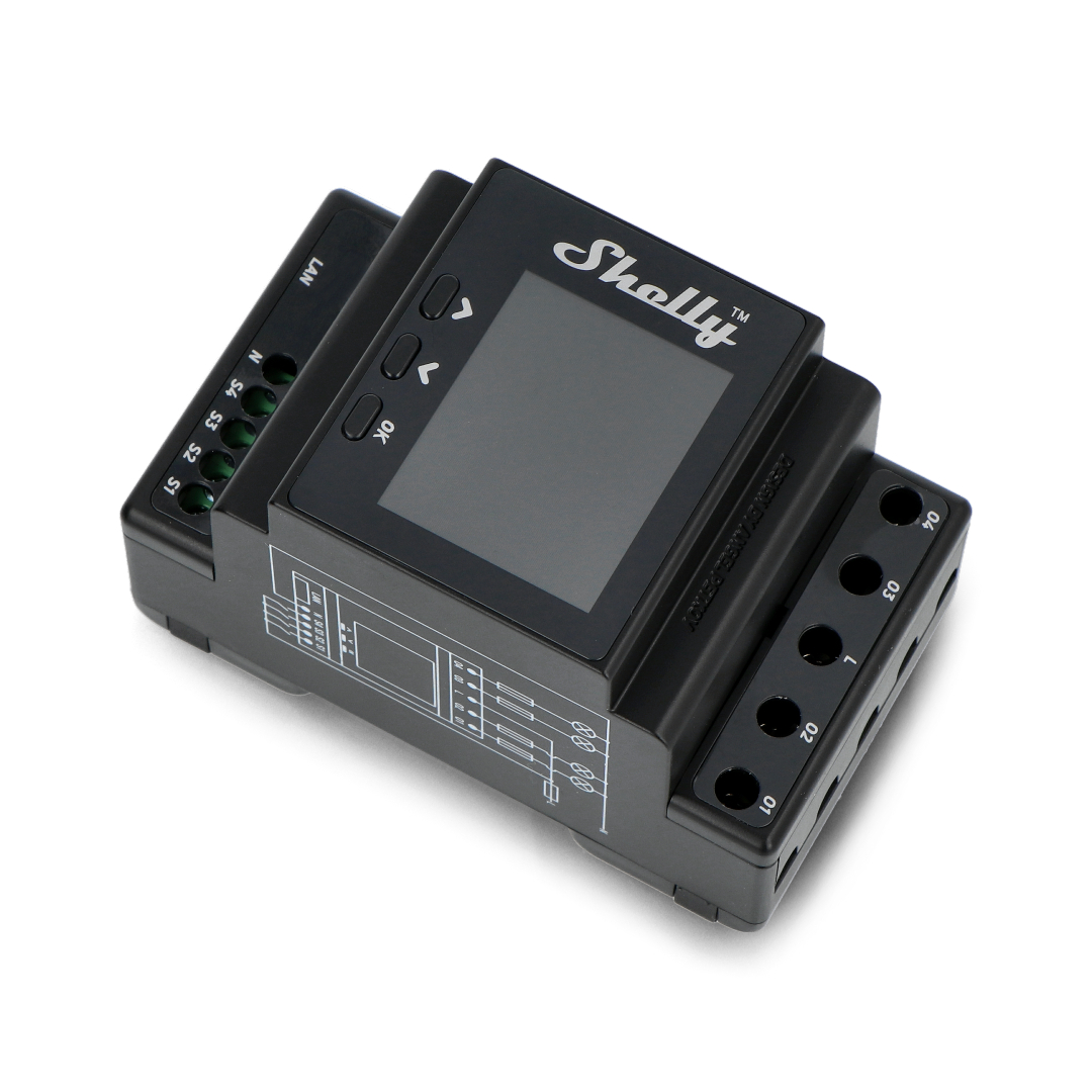 Shelly PLUS 2PM and Shelly 1 PLUS PM DIN Rail Holder DIN Rail