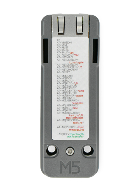 Kompatybilny z modułami deweloperskimi M5Stack Core, A5Atom i M5Stick.