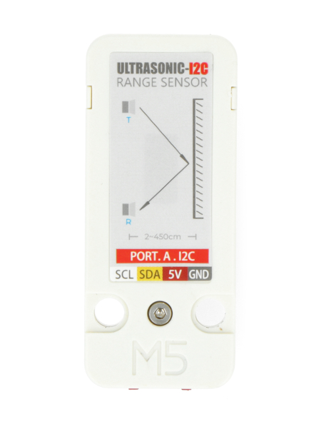 The RCWL-9620 ultrasonic distance sensor is an extension unit for M5Stack development modules