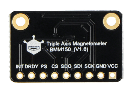 Fermion - 3-axis magnetometer - BMM150 - rear view.