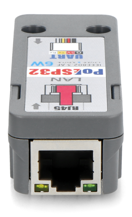 The module has one Ethernet connector.