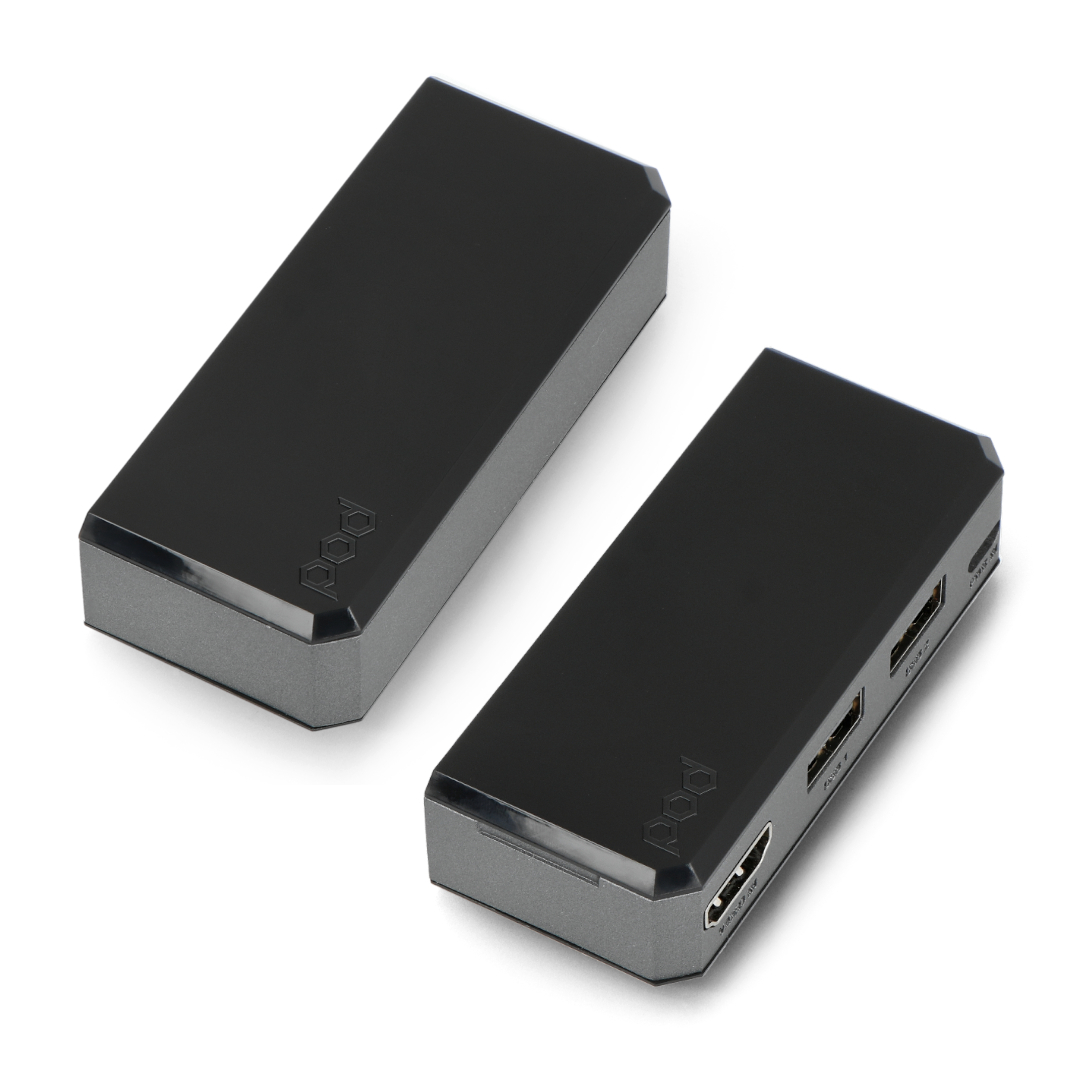 Case + HDMI-USB Hub module kit for Raspberry Pi Zero/Zero W/Zero 2 W -  Argon POD Botland - Robotic Shop