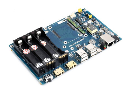 CM4-PoE-UPS Base - pin expander for CM4.