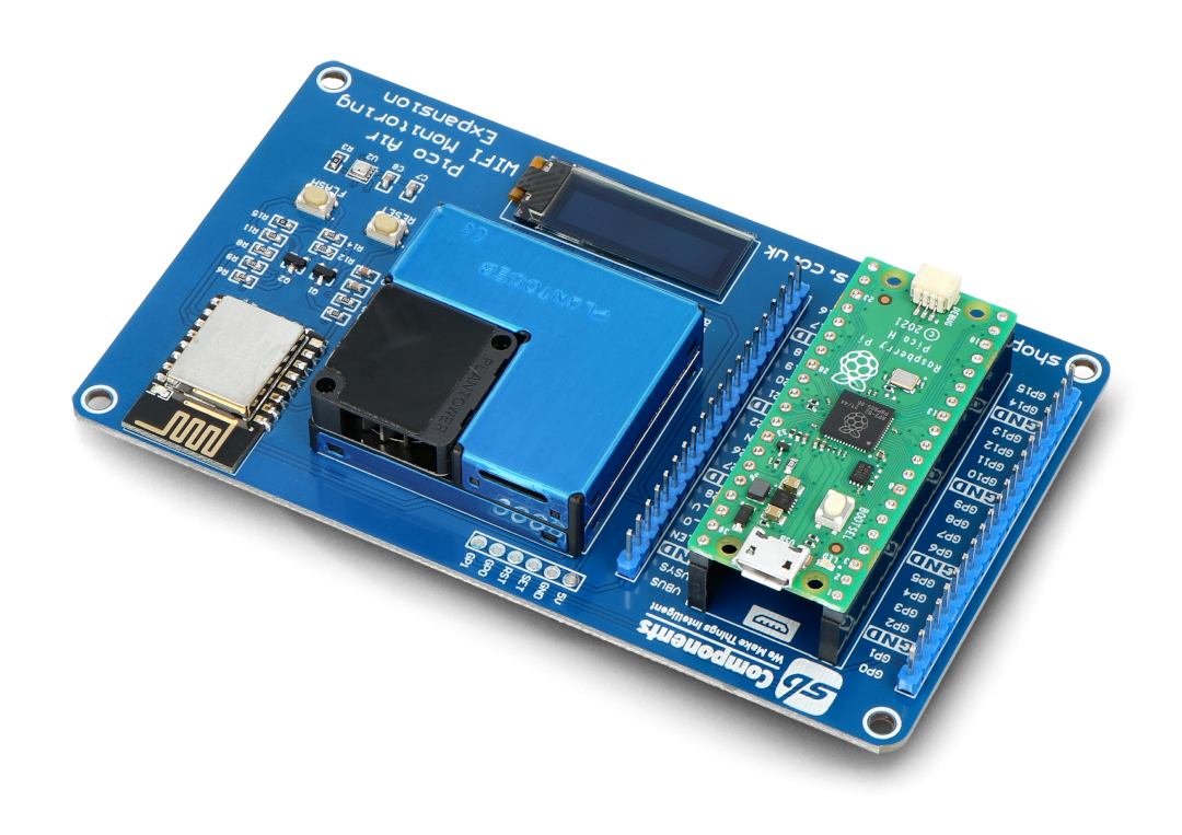 Pico Air WiFi Monitoring Expansion board - for Raspberry Pi Pico - SB  Components SKU22342 Botland - Robotic Shop