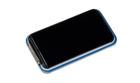 Rounded IPS LCD display