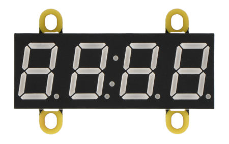 The module is equipped with 4 mounting holes
