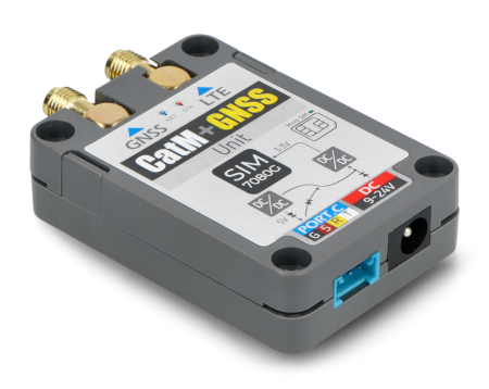 IoT CAT-M / NB-IoT + GNSS module with the SIM7080G chip.