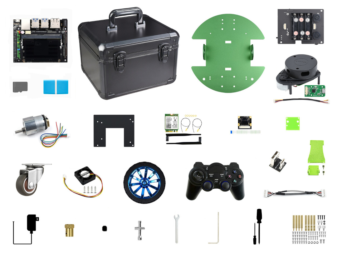 JetBot set for building a 2wheeled Al robot platform full kit