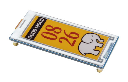 E-paper screens are characterized by very low energy consumption.
