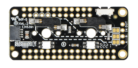 NeoKey FeatherWing - module with two slots of mechanical keys - NeoPixels 1x2 - I2C - STEMMA QT / Qwiic - Adafruit 4979
