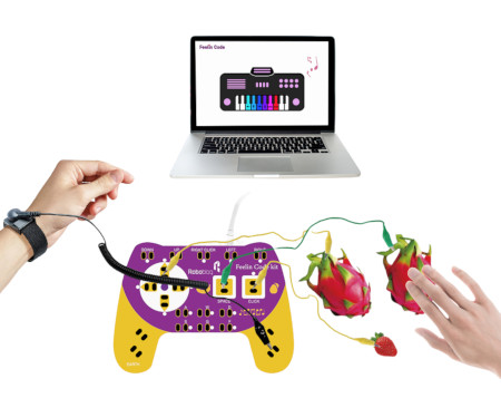 The board has a miniUSB input, so no additional software is required