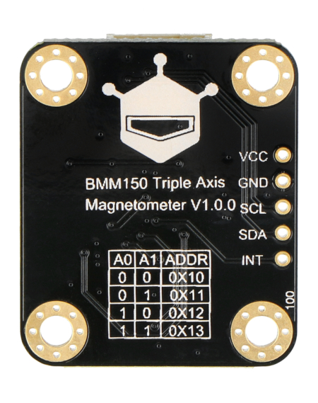 Gravity - 3-axis magnetometer - BMM150 - I2C - DFRobot SEN0529