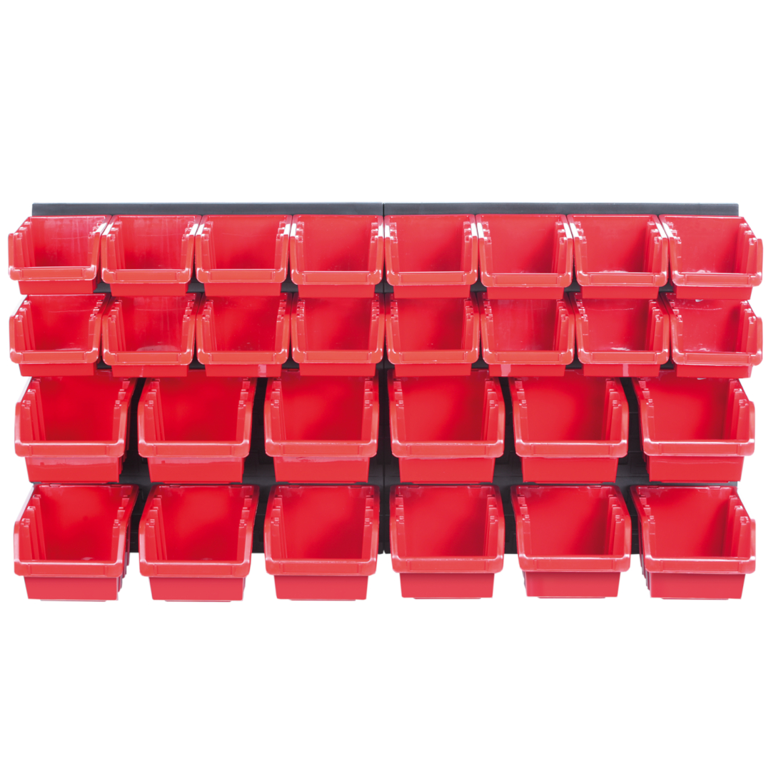 47 Bin Tool Organizer ? Wall Mountable Container With Removable Drawers For Garage  Organization And Storage By Stalwart (red/blue) : Target