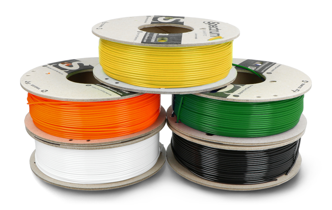Set of filaments Spectrum Material Mix 1,75 mm 1,25 kg - 5 colors Botland -  Robotic Shop