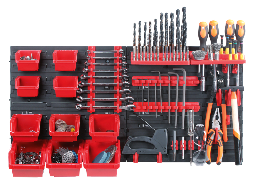 20pcs Tool Box Organizer Tray, 5-sizes Large 12'' Tool Box Organizers And  Storage, For Hammer, Wrench, Screw, Small Parts Toolbox Organization, Tool C