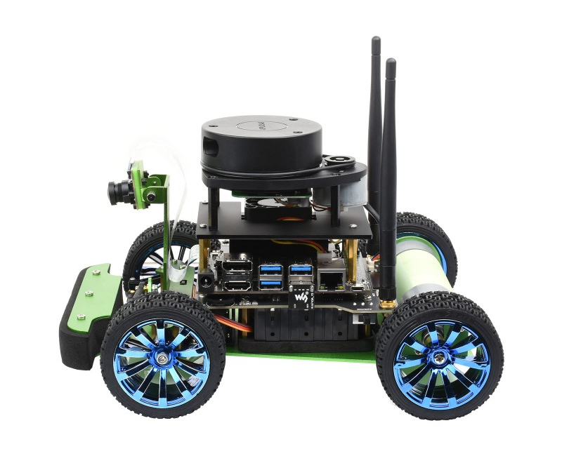JetRacer ROS AI Kit B - 4-wheeled AI racing robot platform +