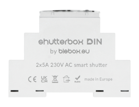 BleBox ShutterBox DIN roller shutter controller