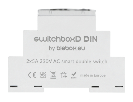 BleBox SwitchBoxD DIN - 2-channel 230 V WiFi relay - Android / iOS application