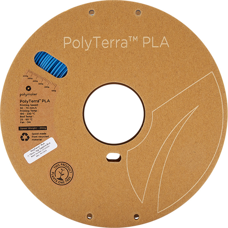 Filament Polymaker PolyTerra PLA 1,75mm, 1kg - Sapphire Blue
