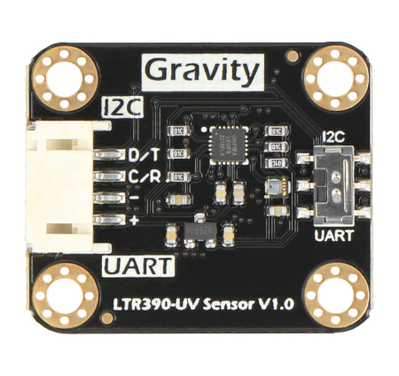 Gravity - UV ultraviolet light sensor - LTR390-UV-01 - I2C / UART - DFRobot SEN0540