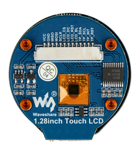 LCD touch screen IPS 1.28'' 240 x 240 px - round - Waveshare 24155