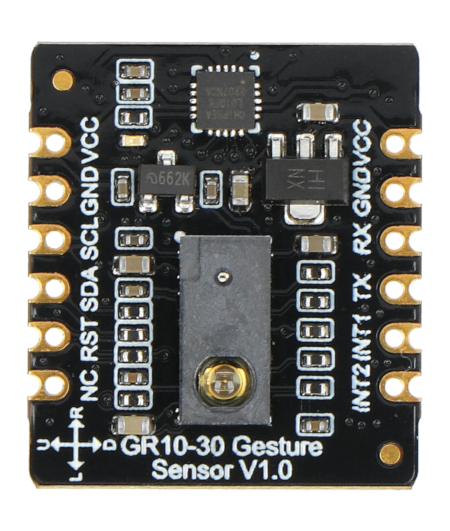 Fermion - gesture recognition sensor GR10-30 - UART / I2C - DFRobot SEN0543