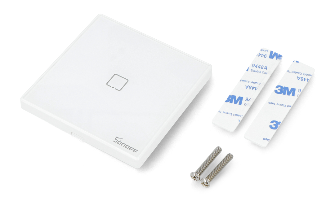 Double controller of the RF-system io-homecontrol®, white coated