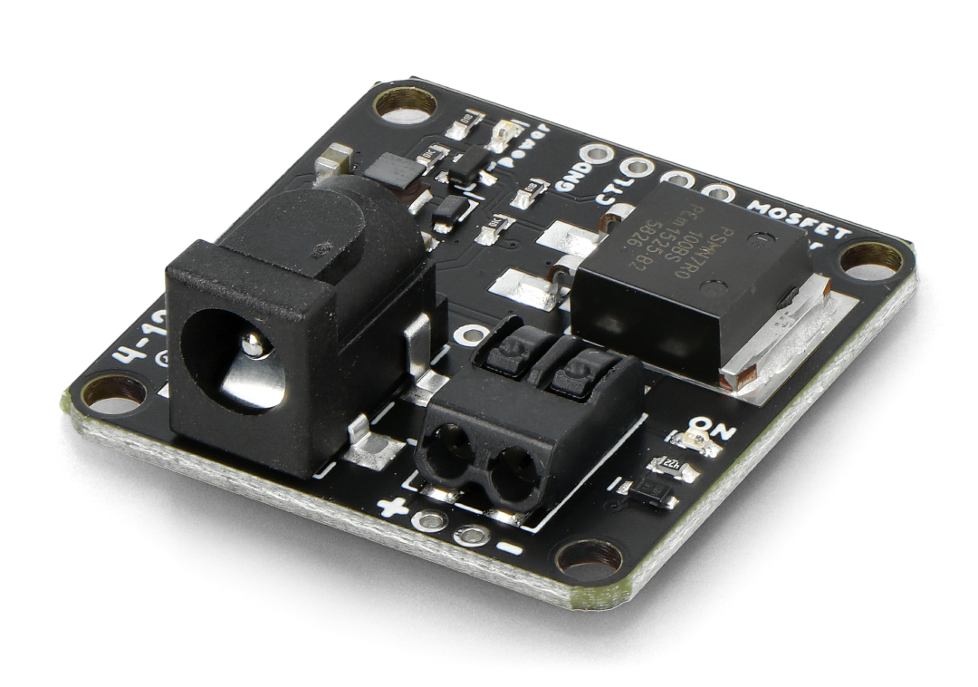 Pololu - Mini MOSFET Slide Switch with Reverse Voltage Protection, LV