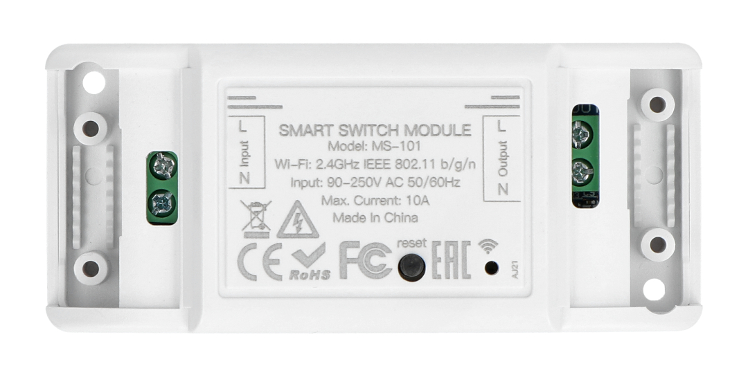 WiFi Switch Module - DC 5~12V, Wireless Remote Voice Automatic Controller  for Alexa/Google iPhone Android App - U.S. Solid