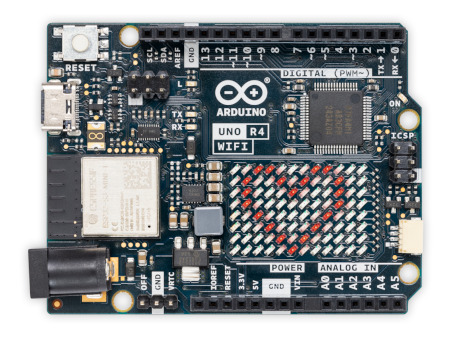 Arduino Uno R4 WiFi with LED matrix