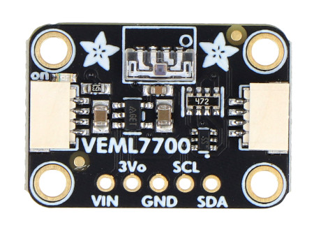 Communication with the microcontroller takes place via the I2C interface
