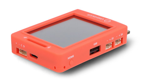 Silicone case for the UNIHIKER single-board minicomputer - red - DFRobot FIT0936