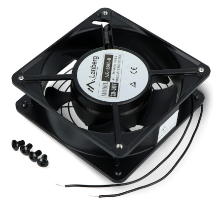 Fan 230 V 120 x 120 x 38 mm - for 10'' / 19'' rack server cabinets - Lanberg AK-1501-B6