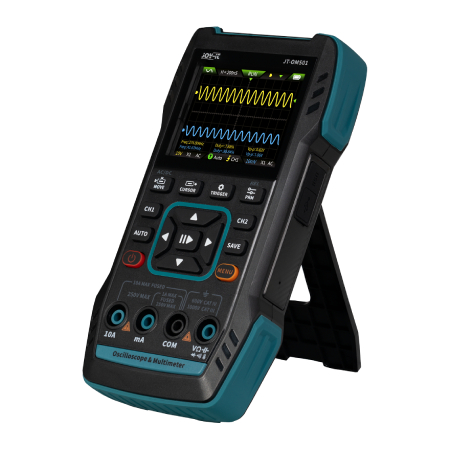 3 in 1 Portable Oscilloscope with Multimeter and Signal Generator - Joy-IT OMS01