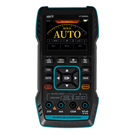 3 in 1 Portable Oscilloscope with Multimeter and Signal Generator - Joy-IT OMS01