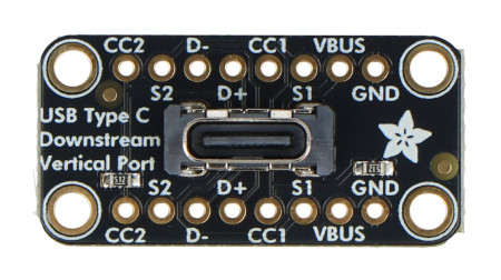 Double Sided USB Type-C Socket Module - Breadboard Connector - Adafruit 5993
