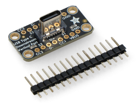 Double Sided USB Type-C Socket Module - Breadboard Connector - Adafruit 5993