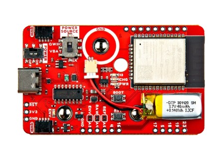 MyoWare 2.0 Wireless Shield - Expansion Module for MyoWare 2.0 Muscle Sensor - ESP32-WROOM - SparkFun DEV-23387