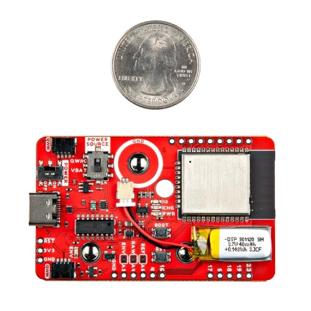 MyoWare 2.0 Wireless Shield - Expansion Module for MyoWare 2.0 Muscle Sensor - ESP32-WROOM - SparkFun DEV-23387