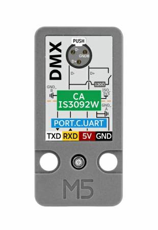 DMX - communication module with isolated RS485 transceiver - Unit expansion module - M5Stack U183