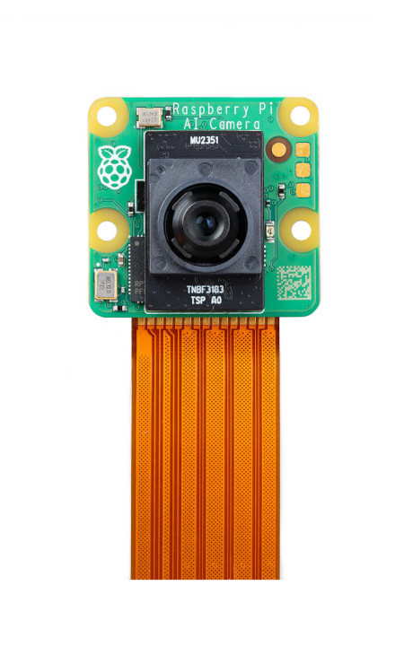 Raspberry Pi AI Camera 12 MPx - the original Raspberry Pi camera with an IMX500 intelligent vision sensor