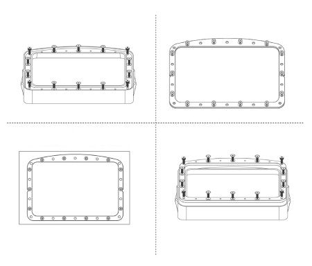 FEP film for Elegoo Mars 4 / 5 / 5 Ultra 3D printers - 206 x 146 mm - 5 pcs.