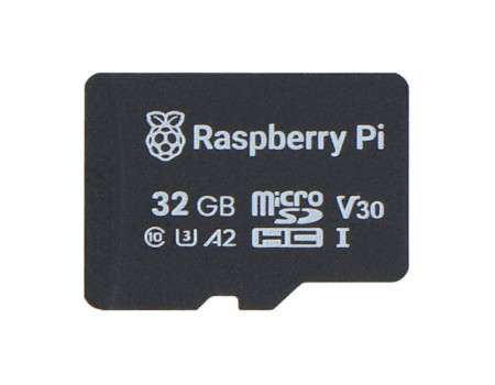 The 32 GB microSD memory card is a practical solution for users of Raspberry Pi minicomputers and other devices that support