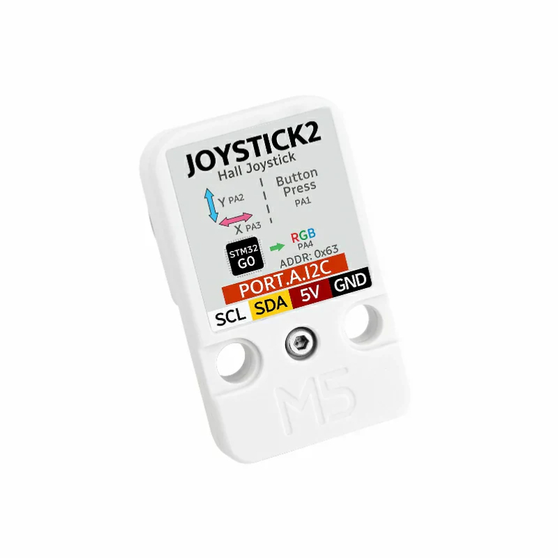 JoyStick2 Unit - joystick with button - Unit expansion module - M5Stack U024-V2
