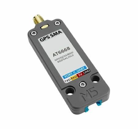 GPS / BDS Unit with SMA antenna - AT6668 - Unit expansion module - M5Stack U190